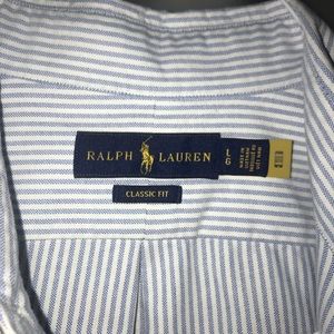 Ralph Lauren Mens Button Up Size Large